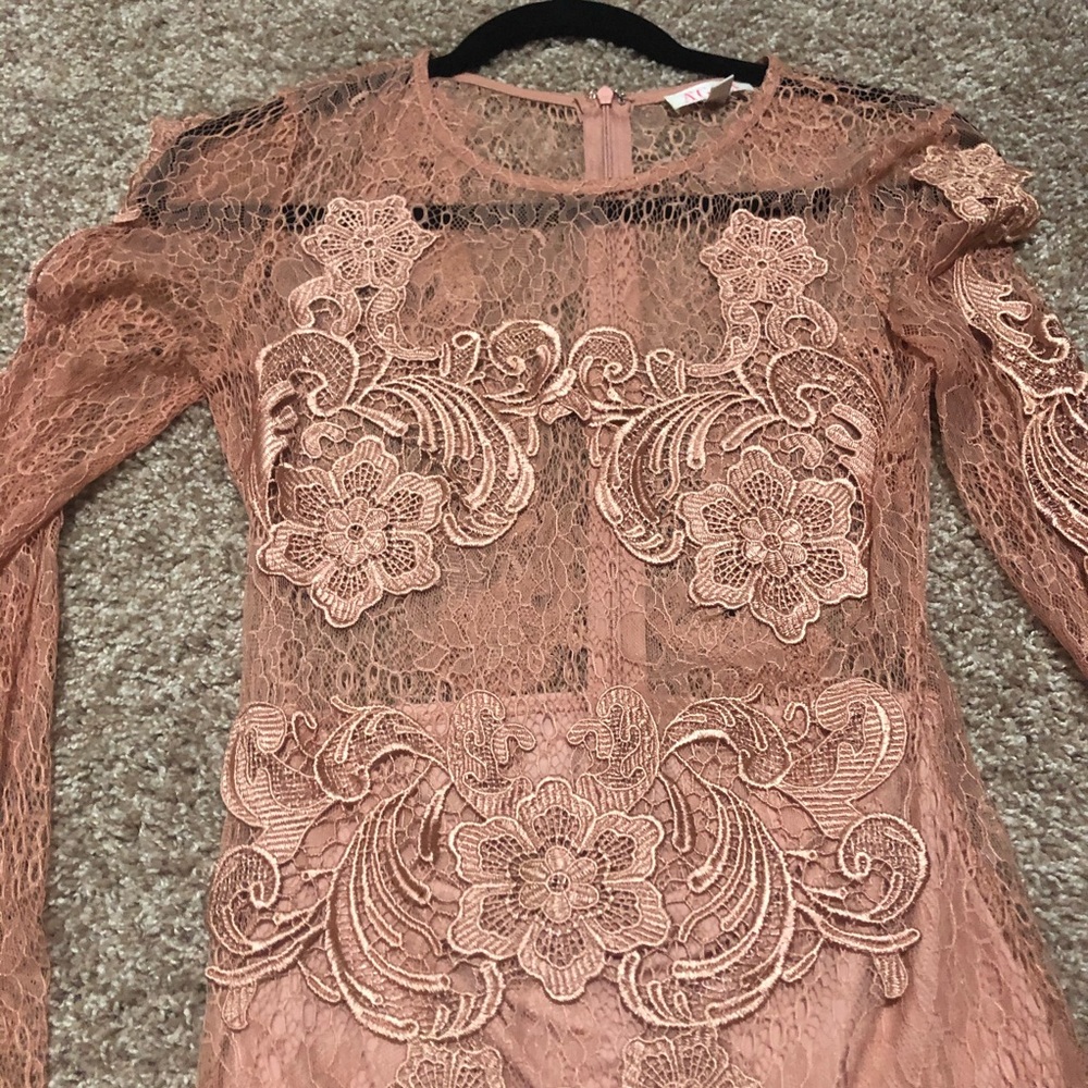 Lace mini dress